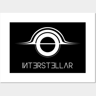 Interstellar Gargantua (white) Posters and Art